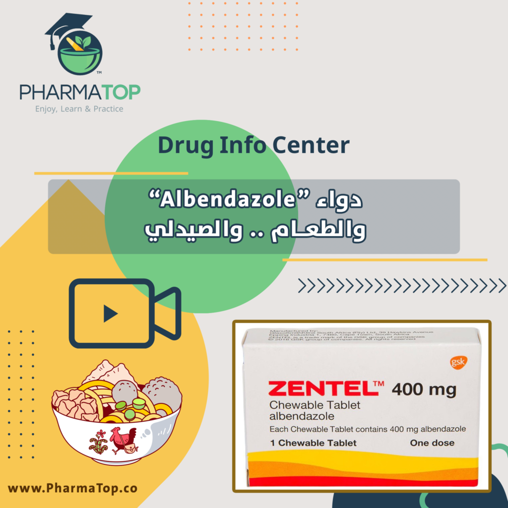 Albendazole absorption